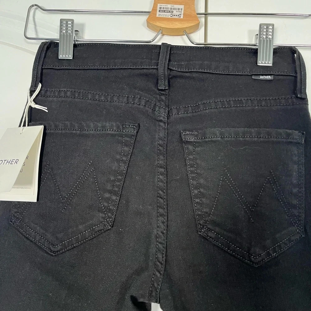 Mother The Rascal Ankle Fray in Pitch size 23 NWT - Picture 8 of 12